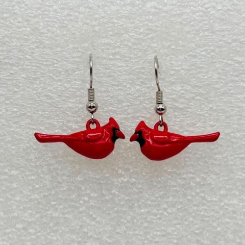 Red Cardinal Earrings