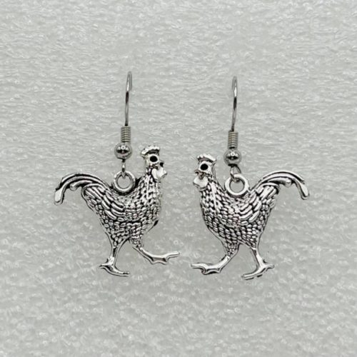 Whimsical Chicken Earrings