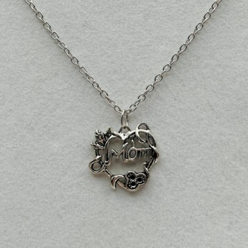 'Mom' Heart Necklace