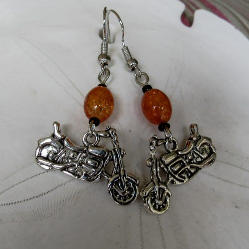 Motorcycle Earrings