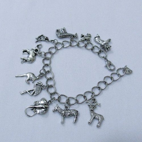 Zoo Animal Charm Bracelet
